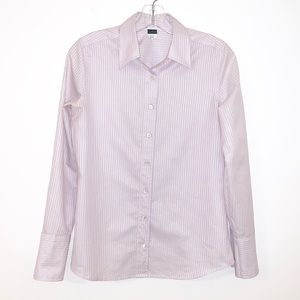 J. Crew Laura Femme Fit Blouse in Pinstripe